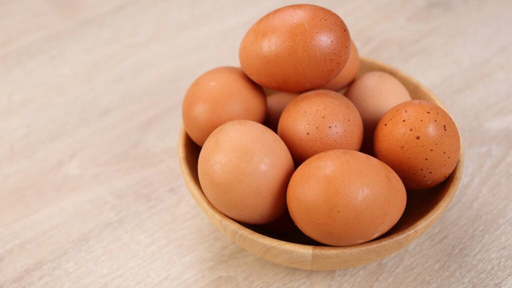 Brown eggs