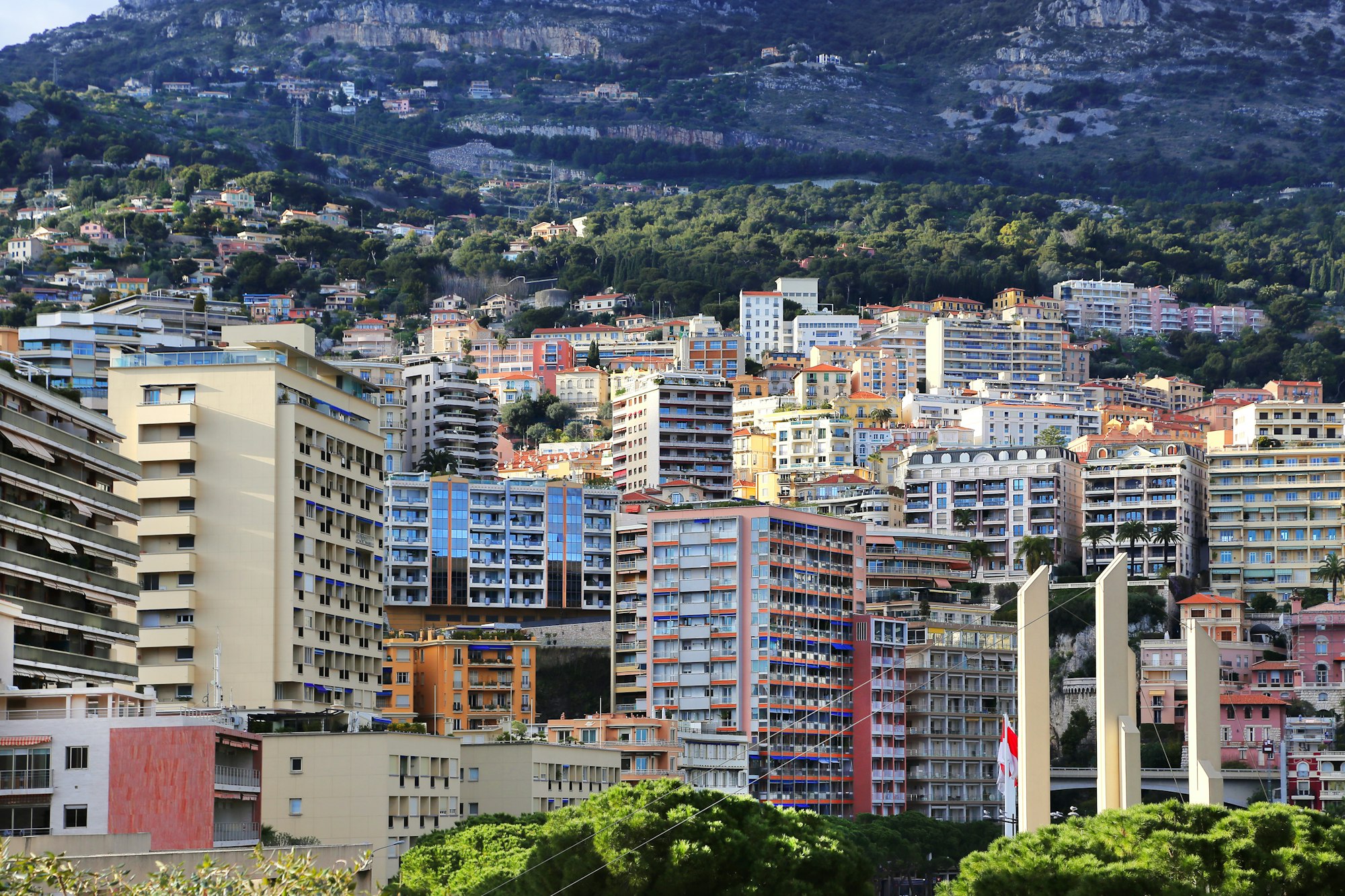 View of Monte Carlo, Principality of Monaco